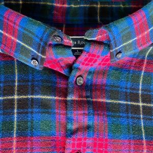 Plaid flannel Club Room Large size shirt